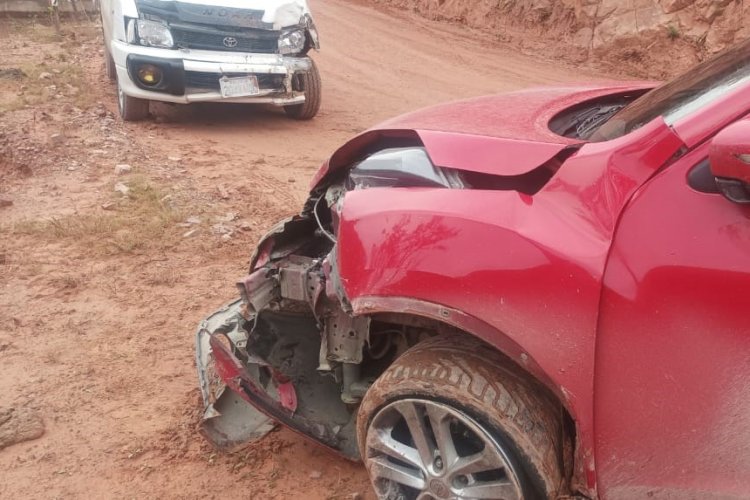 Accidente vehicular en la ruta Tarija - Caraparí deja heridos y daños materiales de consideración.