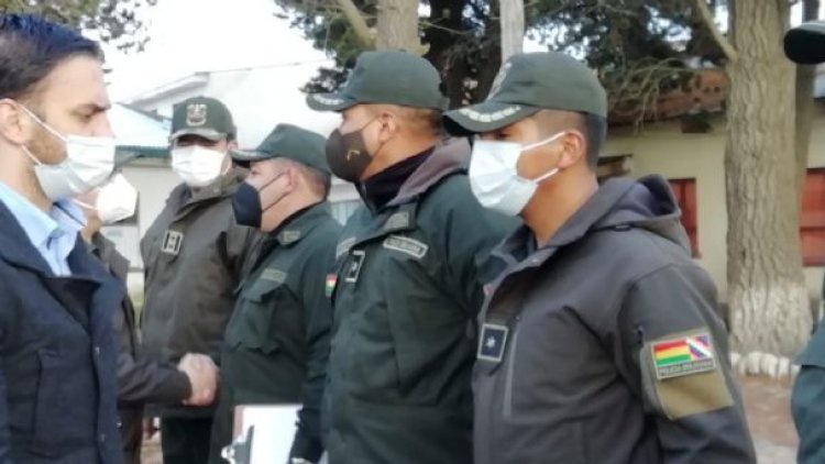 Gobierno inicia campaña para evitar segunda ola de Covid-19 en filas de la Policía