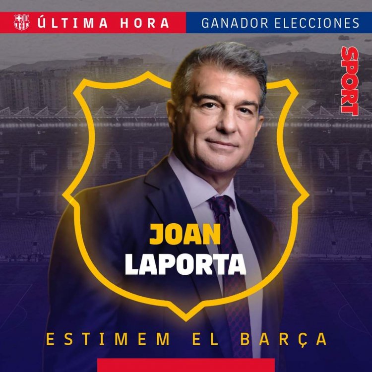 Joan Laporta, nuevo presidente del FC Barcelona