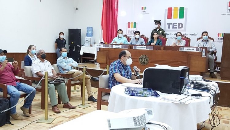 El TED Tarija presenta los resultados oficiales de la elección de autoridades departamentales, regionales y municipales