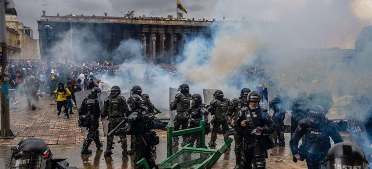 Condena internacional al abuso policial en séptimo día de protestas en Colombia