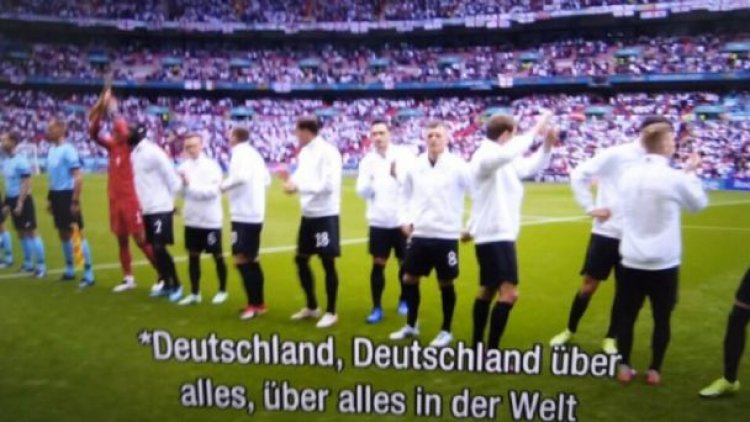 TV neerlandesa se disculpa por subtitular el himno alemán con versos nazis