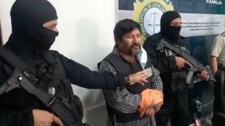 La Policía presenta al sindicado de liderar el secuestro en Guarayos