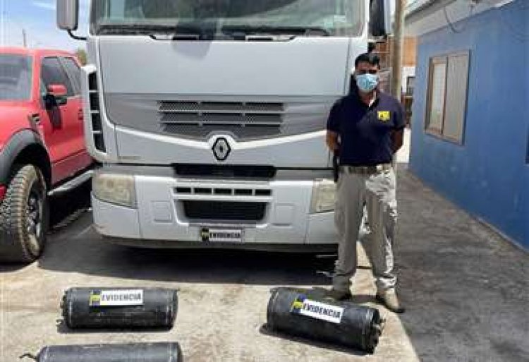 En Chile detienen a un camión boliviano que transportaba 300 kilos de cocaína