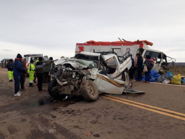 Cuatro muertos en un choque frontal en la carretera Camargo-Potosí