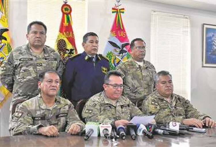 Militares dicen que su único error fue obedecer a Kaliman en la crisis de 2019