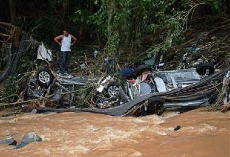 Lluvias torrenciales ya dejan 78 muertos cerca de Rio de Janeiro