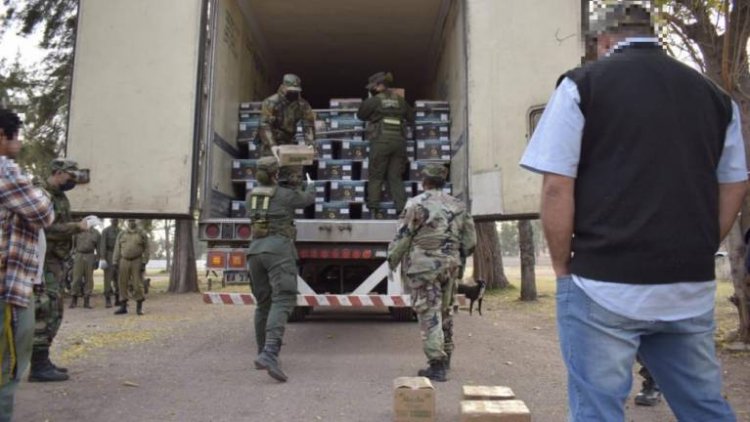 En Argentina hallan 105 kilos de droga ocultos en una carga de banana boliviana