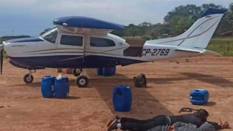 Fiscalía abre investigación por avioneta incautada que fue retenida con droga en Paraguay