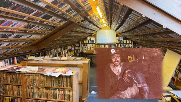 La historia secreta de un minero que tenía una biblioteca de 70 mil libros