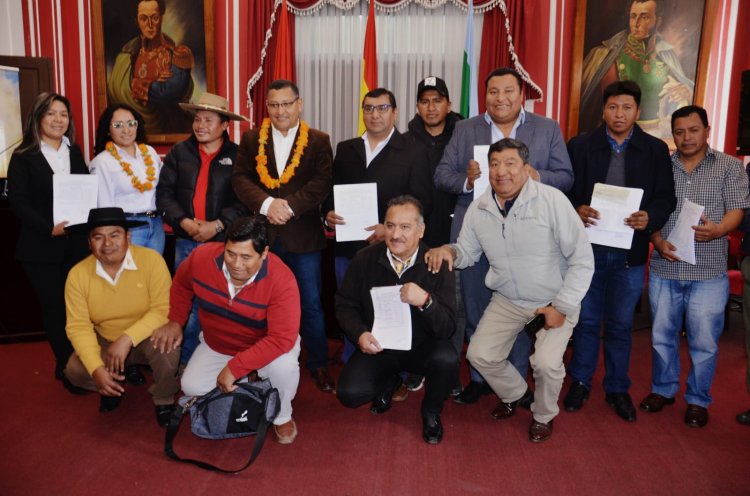 La Gobernación de Tarija realizó el primer desembolso del Prosol 2023