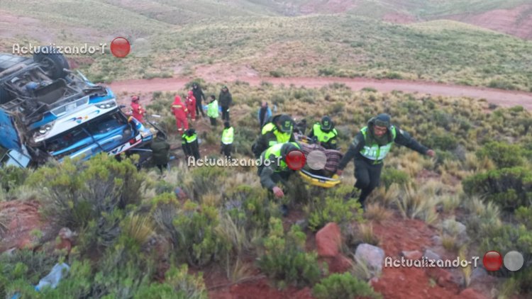 Cinco muertos en accidente de tránsito en la ruta Tarija Cochabamba