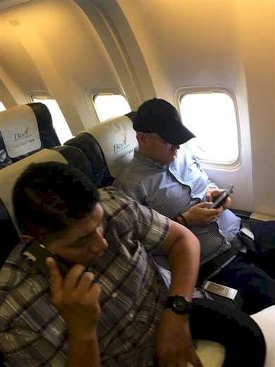 Elio Montes y Luis Fernando Camacho fueron a Miami en el mismo vuelo