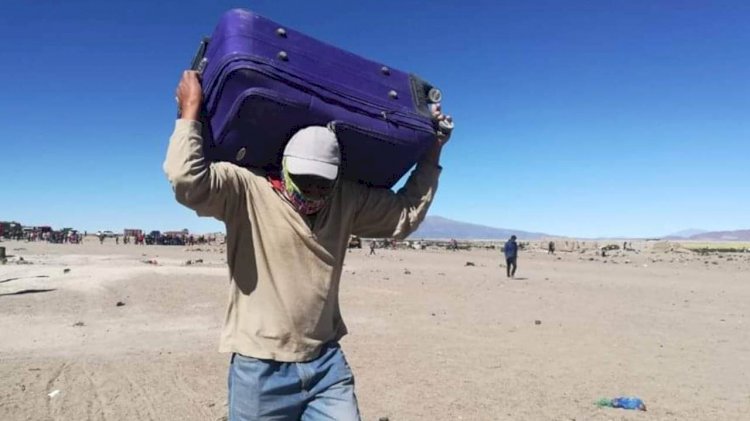 Los bolivianos que están en Colchane regresan a Iquique