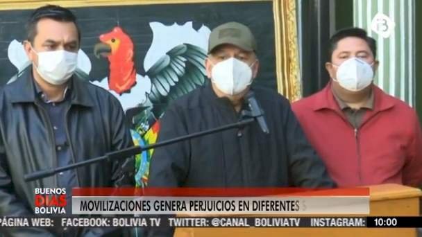 Murillo denuncia que manifestantes saquearon camiones en los bloqueos